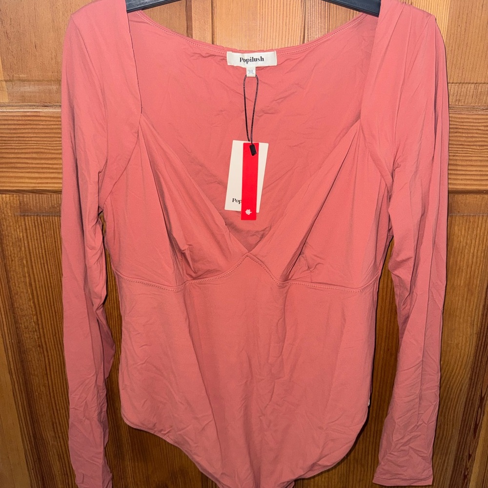 Popilush Long Sleeve Bodysuit